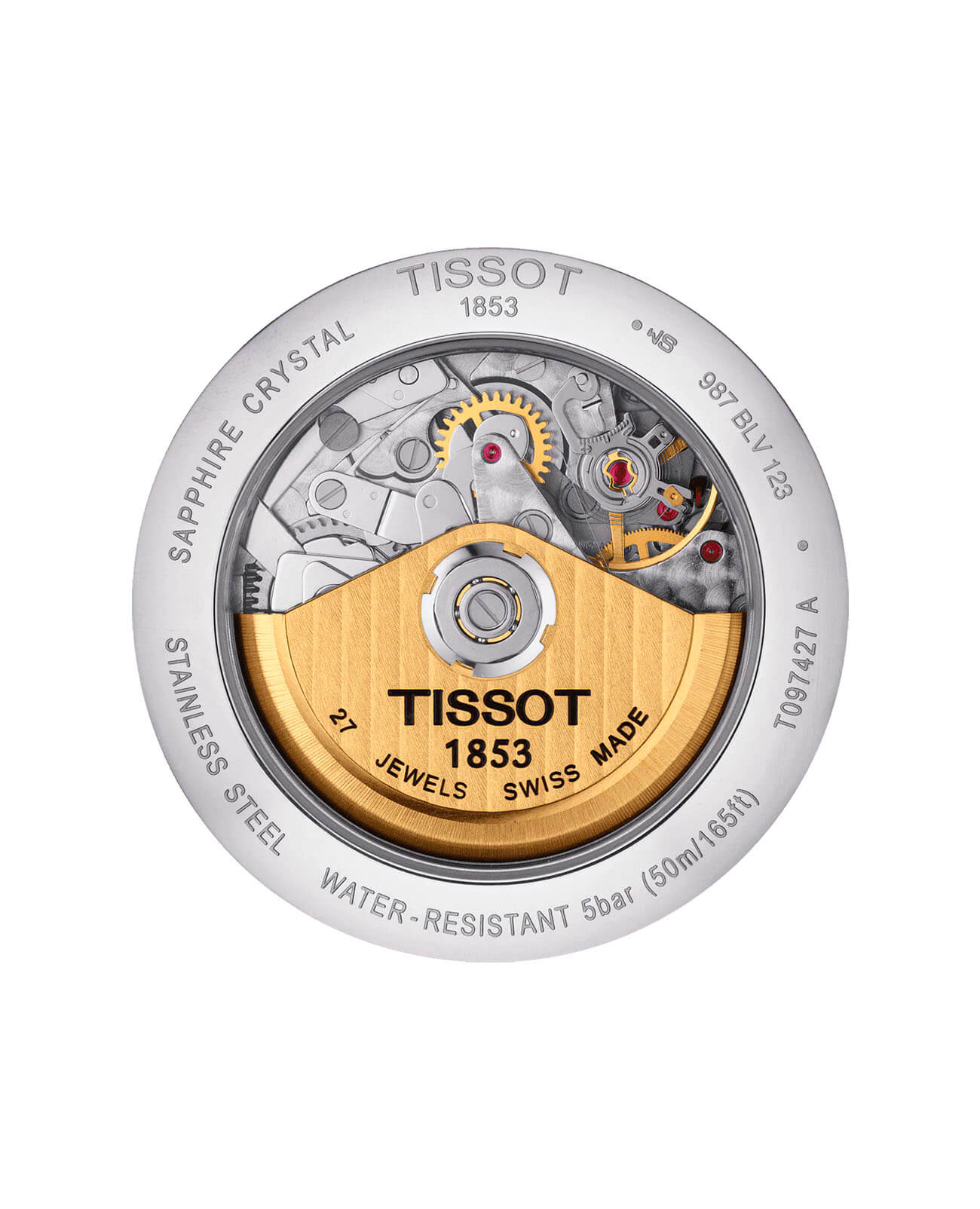 Tissot Tissot Bridgeport Automatic Valjoux T097.427.16.053.00 Bridgeport, наручные мужские часы фото под углом