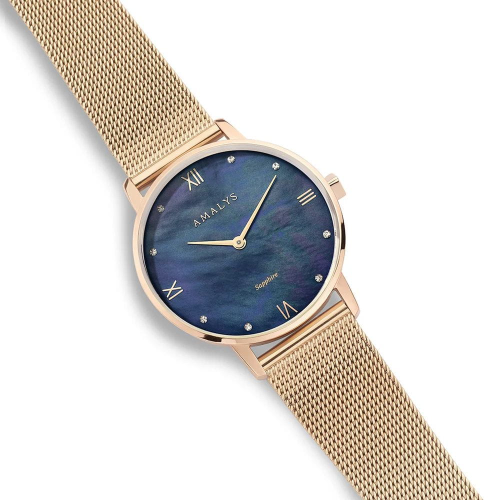 Amalys Amalys Kelly AMW-182,  бельгия женские часы на браслете нержавеющая сталь с pvd-покрытием боковой вид