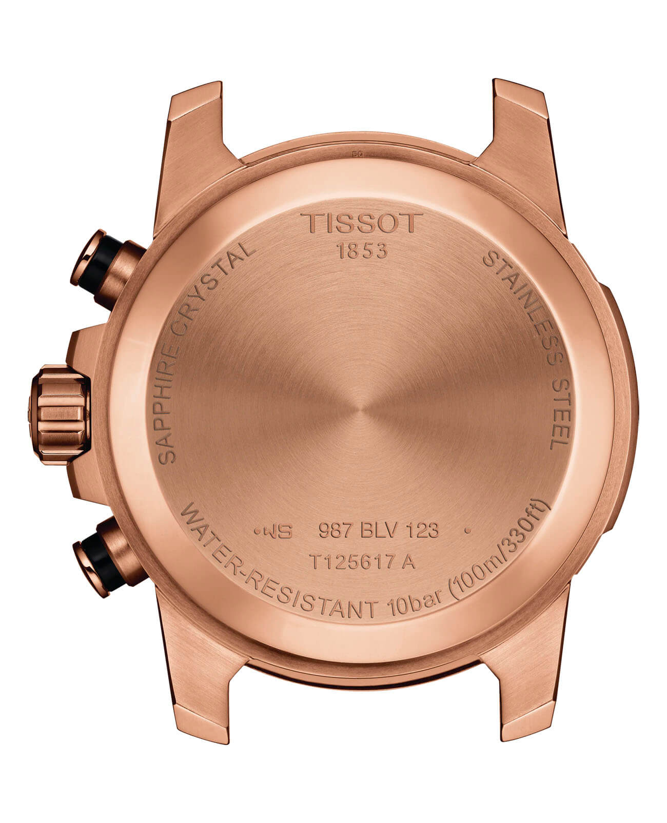 Tissot Tissot SuperSport Chrono T125.617.36.051.00, t-sport швейцария мужские часы на браслете кожаный боковой вид
