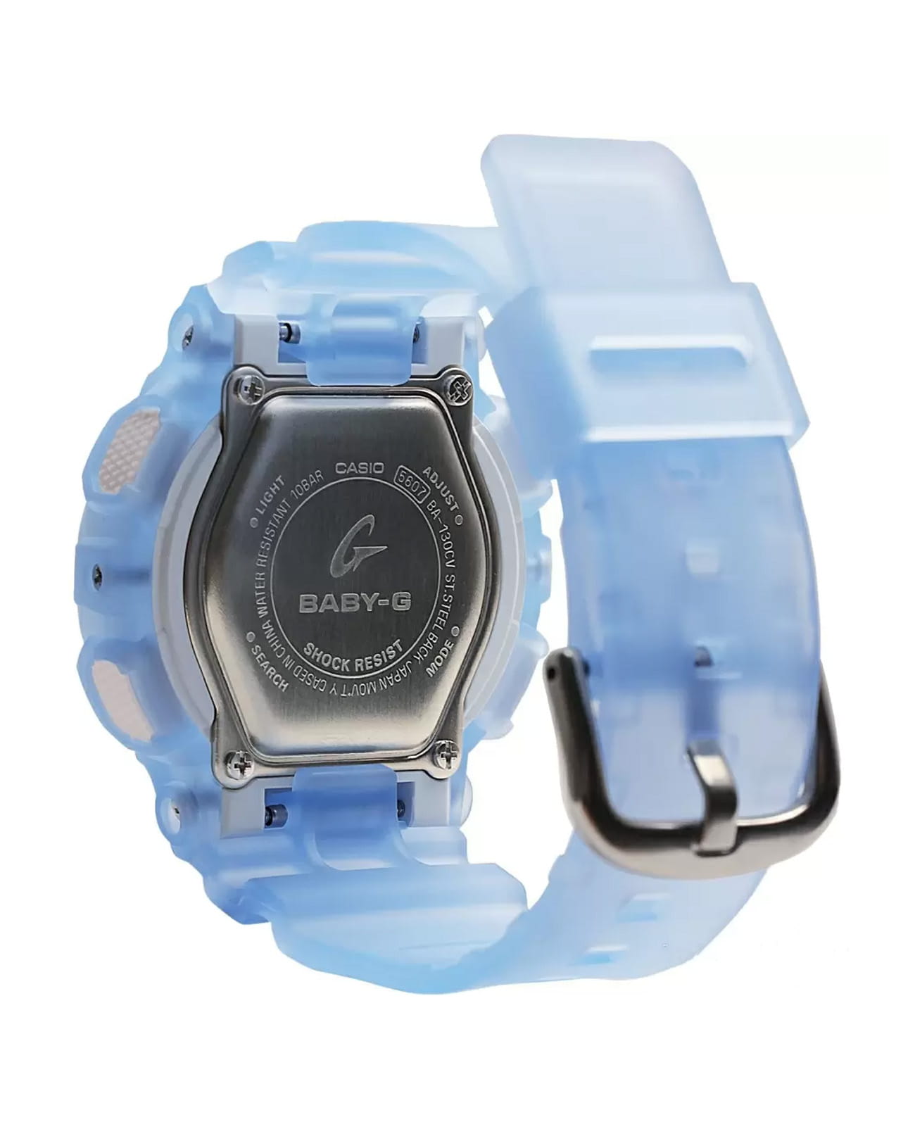 Casio Casio Baby-G BA-130CV-2ADR, baby-g япония женские часы на браслете пластик боковой вид