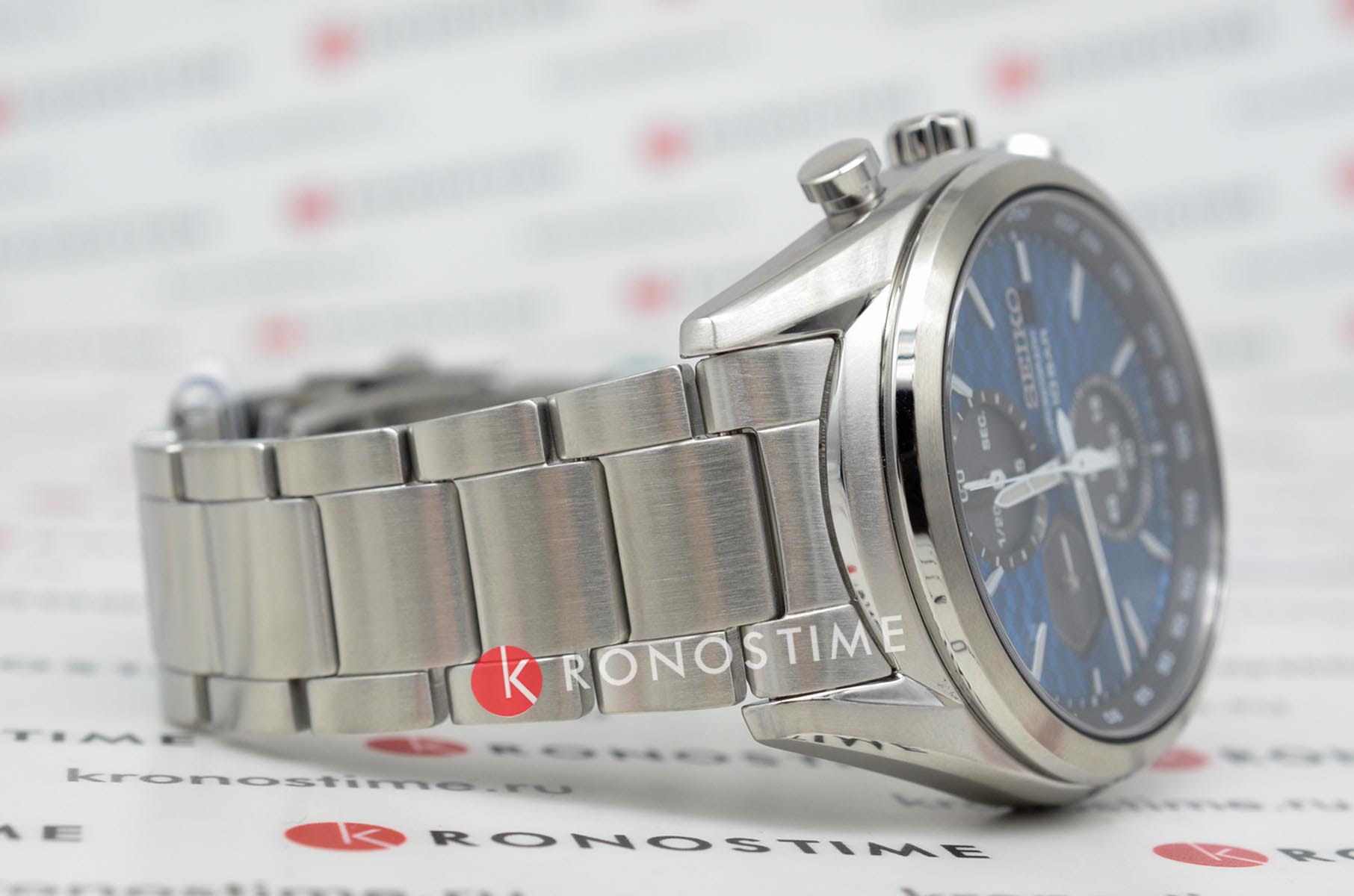 Seiko Seiko Conceptual Series Dress SSC801P1 мужские часы синий циферблат на запястье