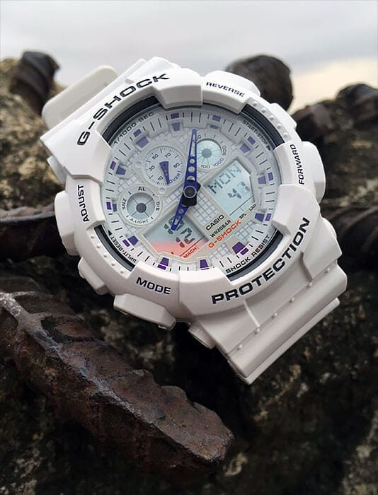Casio Casio G-Shock GA-100A-7A GA-100 — детали корпуса и пластик