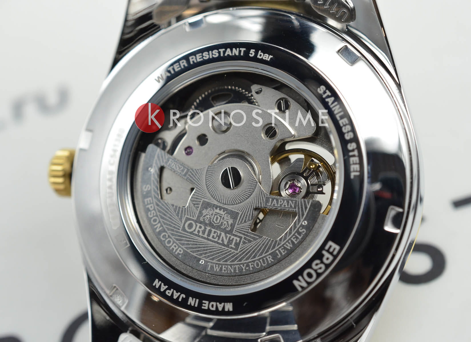 Orient Orient Contemporary RA-AR0006S (RN-AR0006S)  - задняя крышка металл сталь корпуса, япония часы