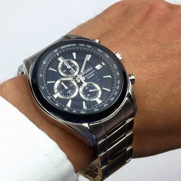 Seiko Seiko Conceptual Series Sports SSB377P1 мужские часы синий циферблат на запястье