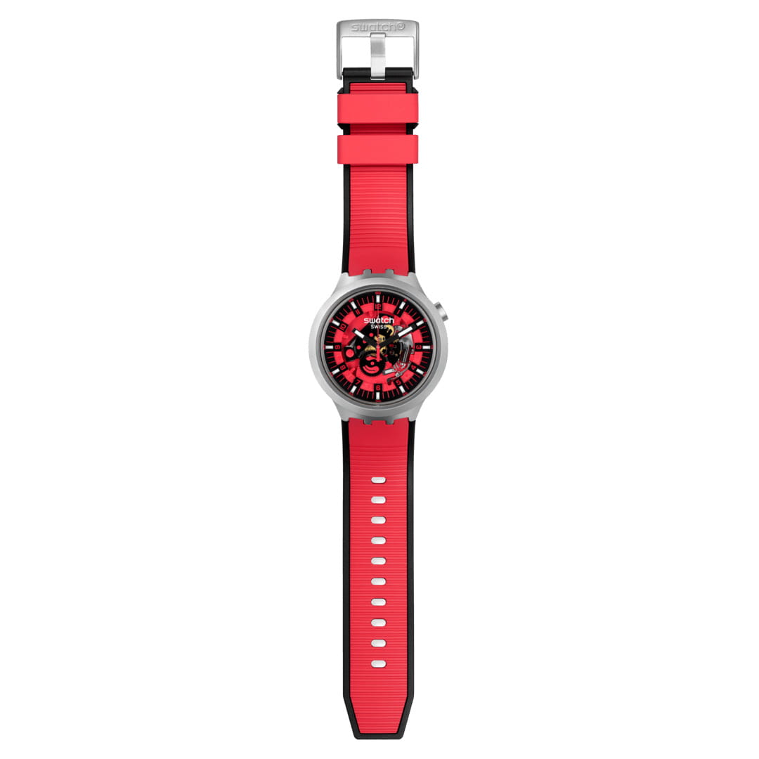 Swatch Swatch Big Bold Irony Lacquered SB07S110 , наручные мужские часы фото под углом
