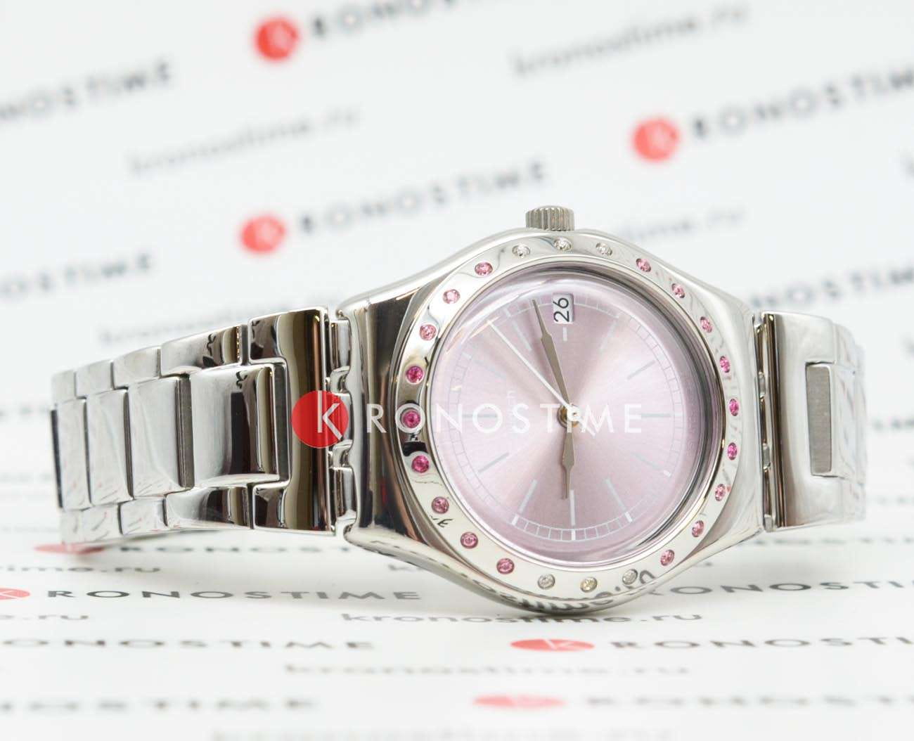 Swatch Swatch I Medium Standard YLS455G женские часы розовый циферблат на запястье