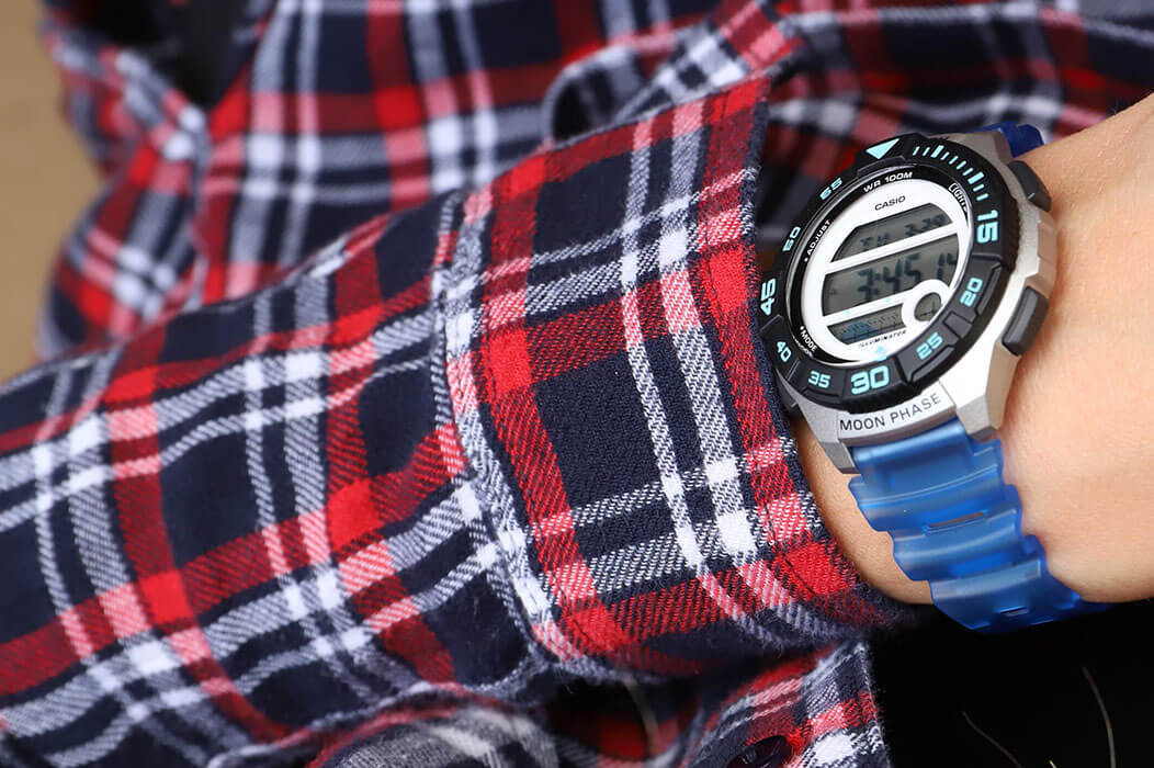 Casio Casio Collection LWS-1100H-2A женские часы серый циферблат на запястье