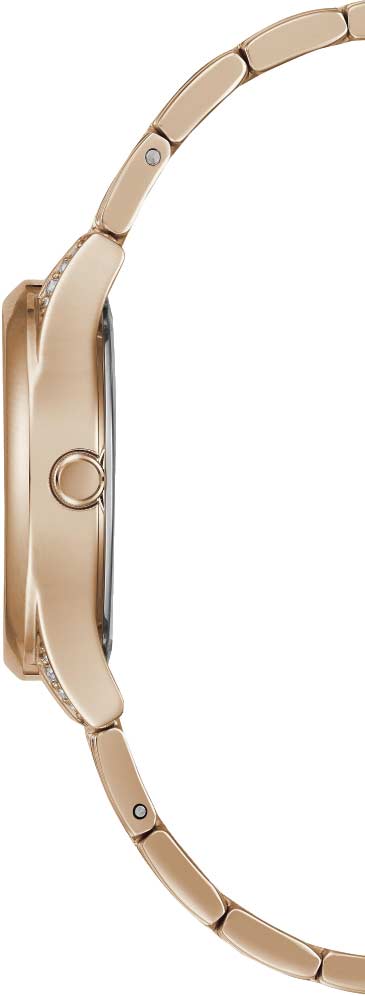 Guess Guess Mini Aura GW0385L3,  сша женские часы на браслете нержавеющая сталь с pvd-покрытием боковой вид