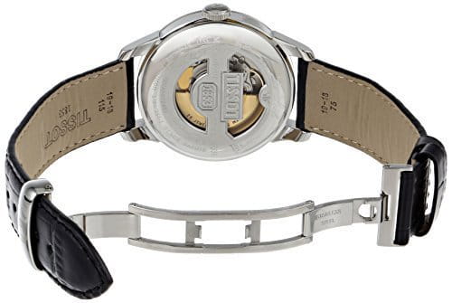 Tissot Tissot Le Locle Automatic T41.1.423.53, t-classic швейцария мужские часы на браслете кожаный боковой вид