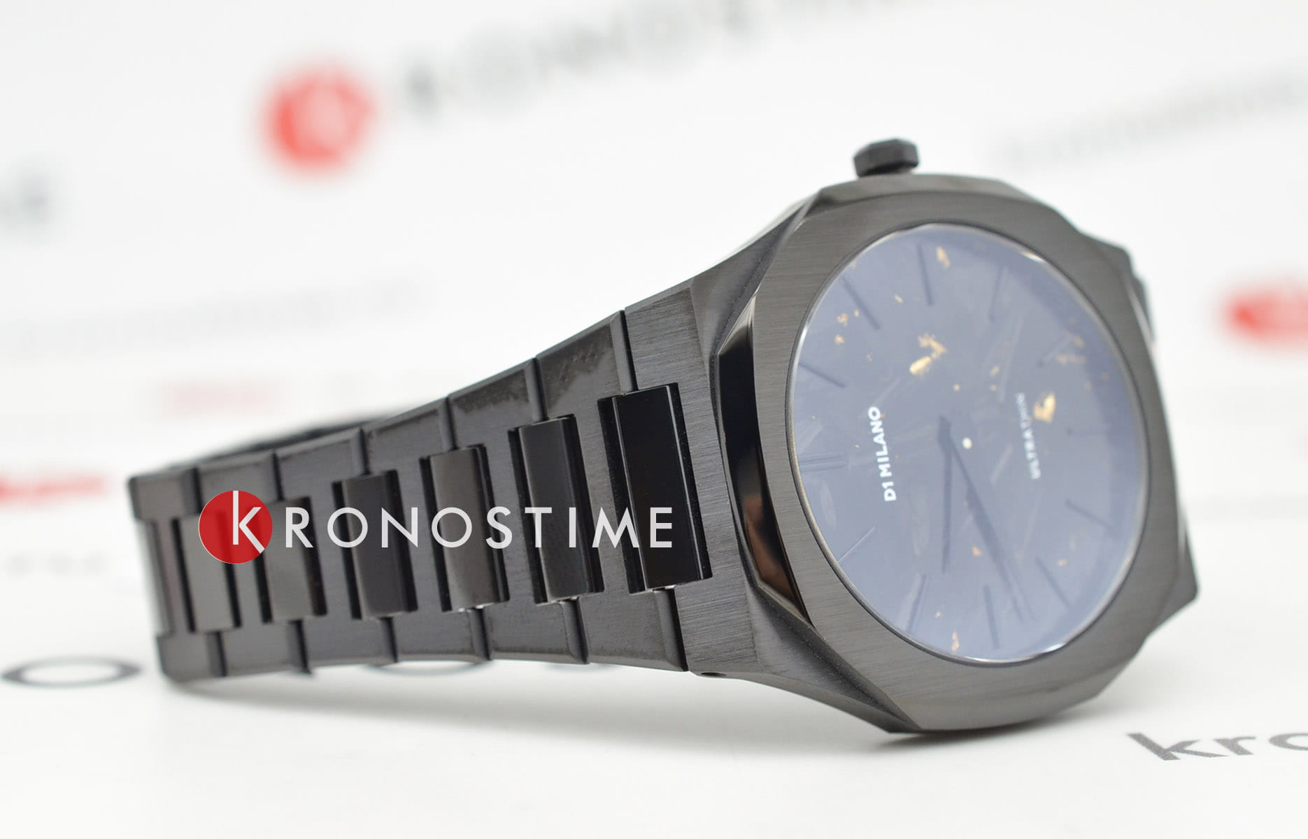 D1 Milano D1 Milano Ultra Thin UTBJ31 мужские часы черный циферблат на запястье