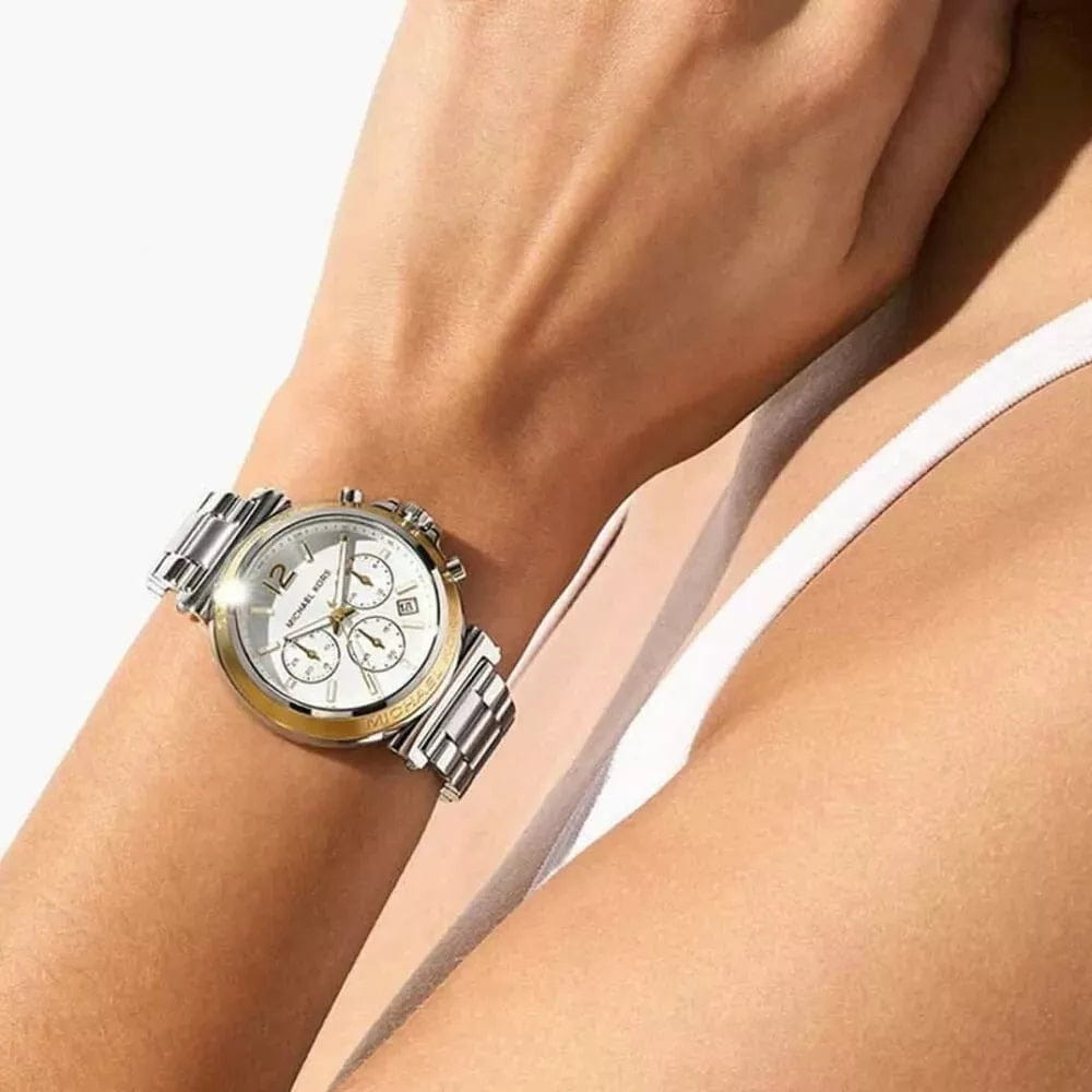 Michael Kors Michael Kors Maren MK7495 женские часы белый циферблат на запястье