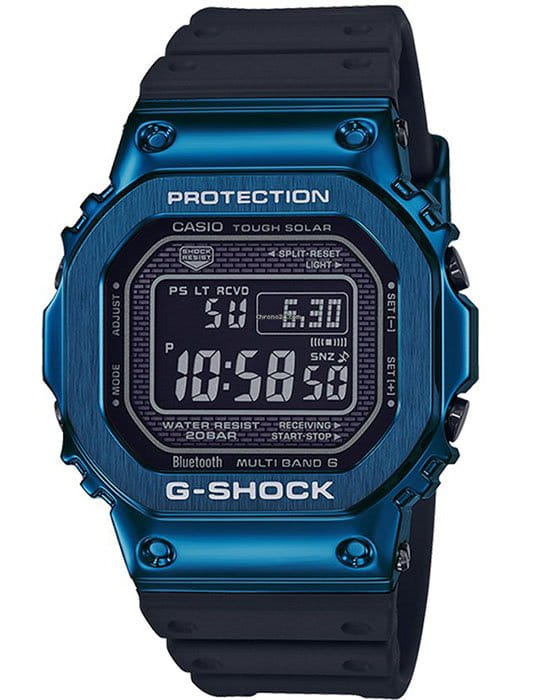 Casio Casio G-Shock GMW-B5000G-2 лимитированной серии GMW-B5000G-2ER электронные мужские часы серый циферблат, браслет пластик — вид спереди
