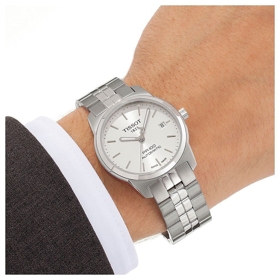 Оригинальные часы Tissot Tissot PR 100 Automatic T049.407.11.031.00 механические калибр механизма eta 2824-2 общий вид