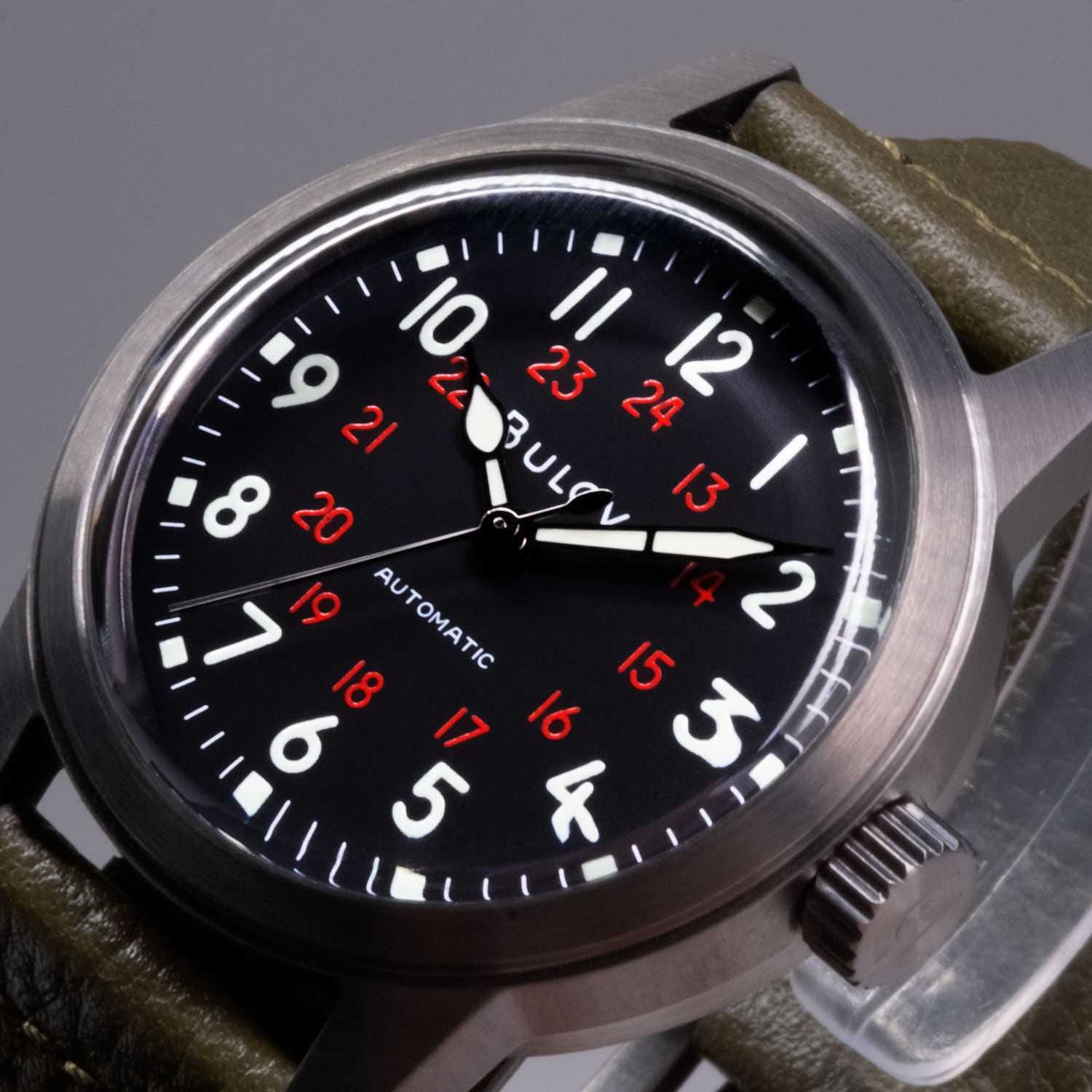 Bulova Bulova Hack 98A255 , наручные мужские часы фото под углом