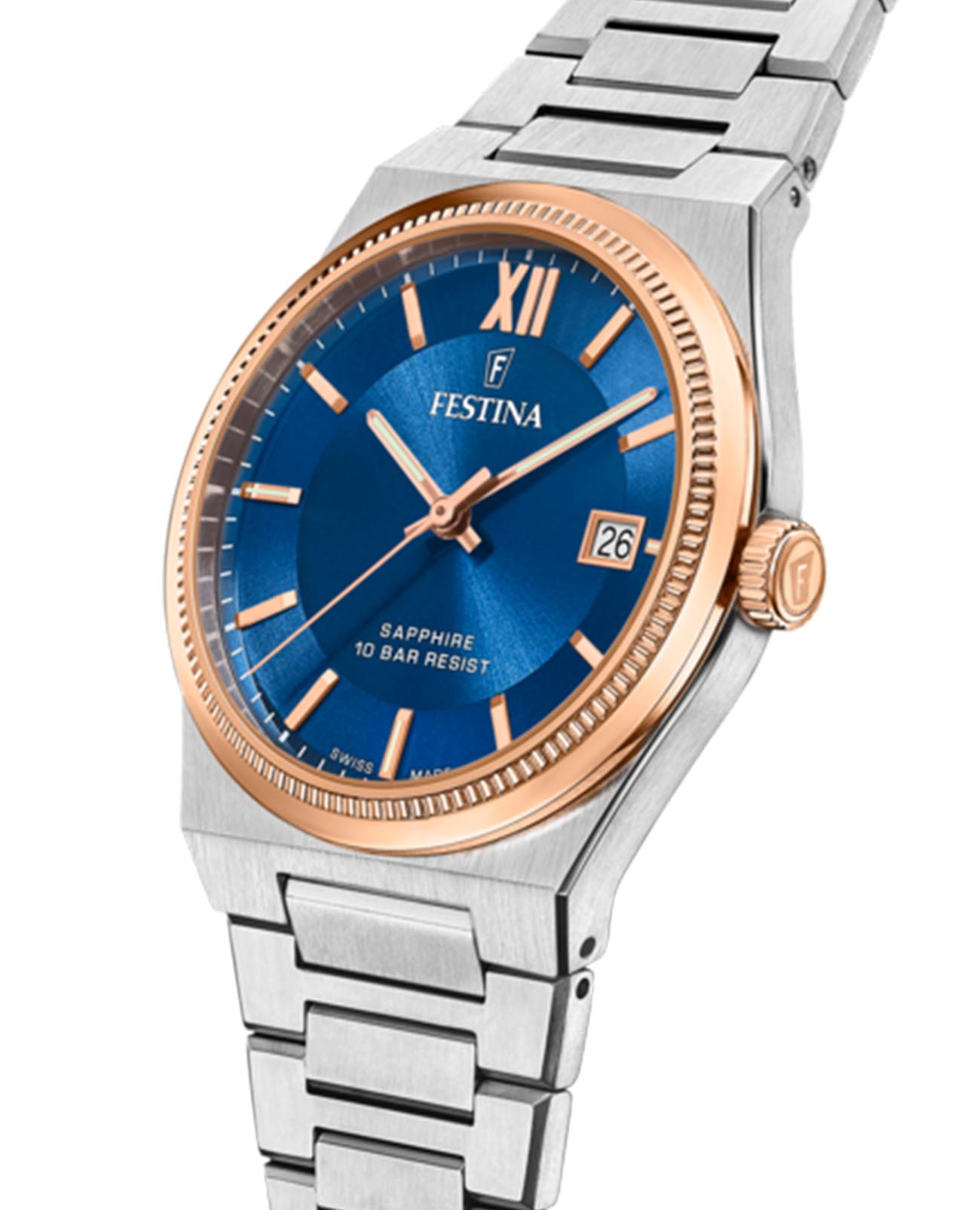 Festina Festina Classics F20036/2 , наручные мужские часы фото под углом