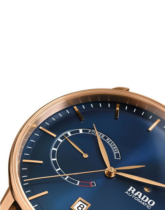 Rado Rado Coupole Classic Automatic R22879205, coupole швейцария мужские часы на браслете кожаный боковой вид