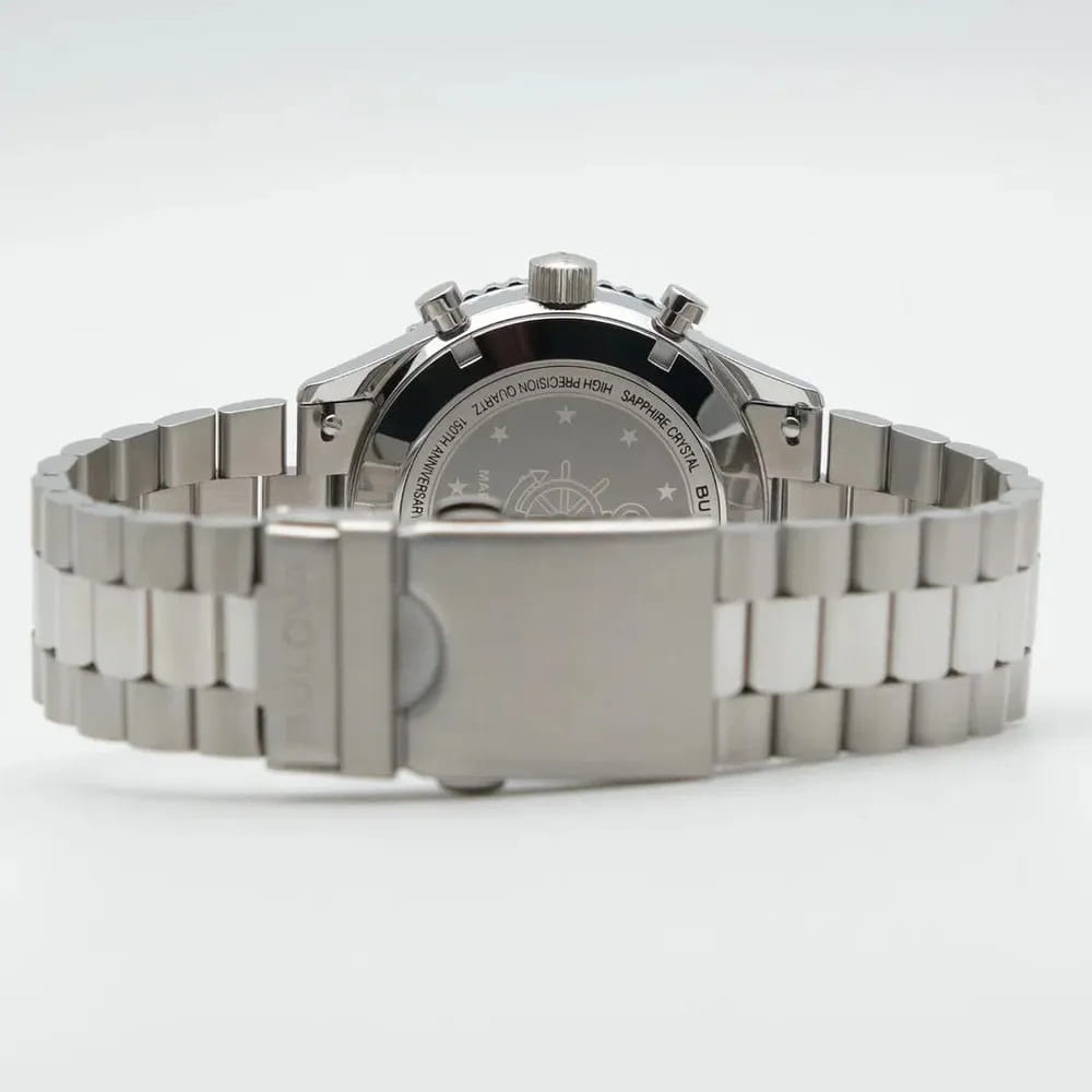 Bulova Bulova Marine Star 98B451,  сша мужские часы на браслете нержавеющая сталь боковой вид