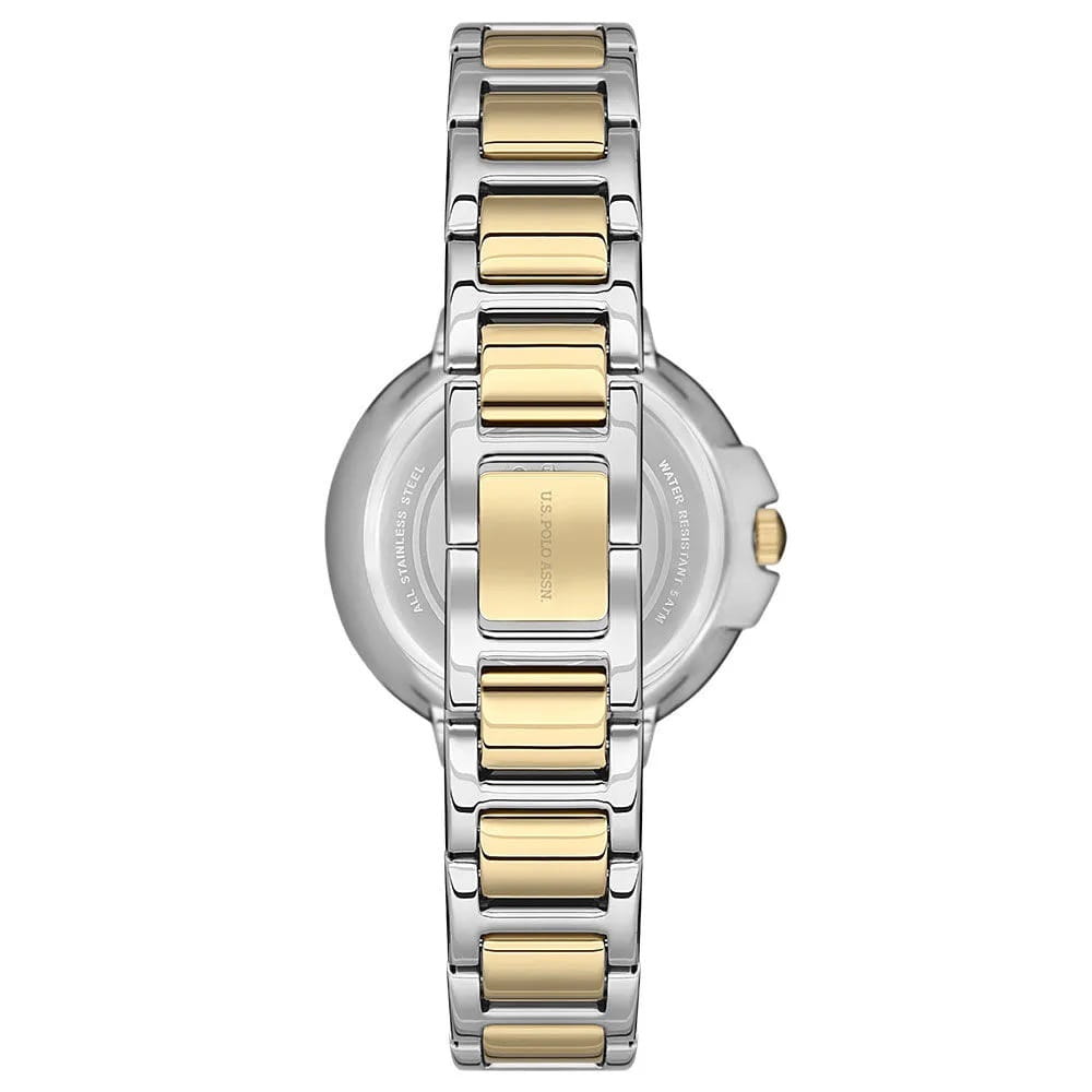 U.S. Polo Assn. U.S. Polo Assn. Stile USPA2012-06,  сша женские часы на браслете нержавеющая сталь с ip-покрытием боковой вид