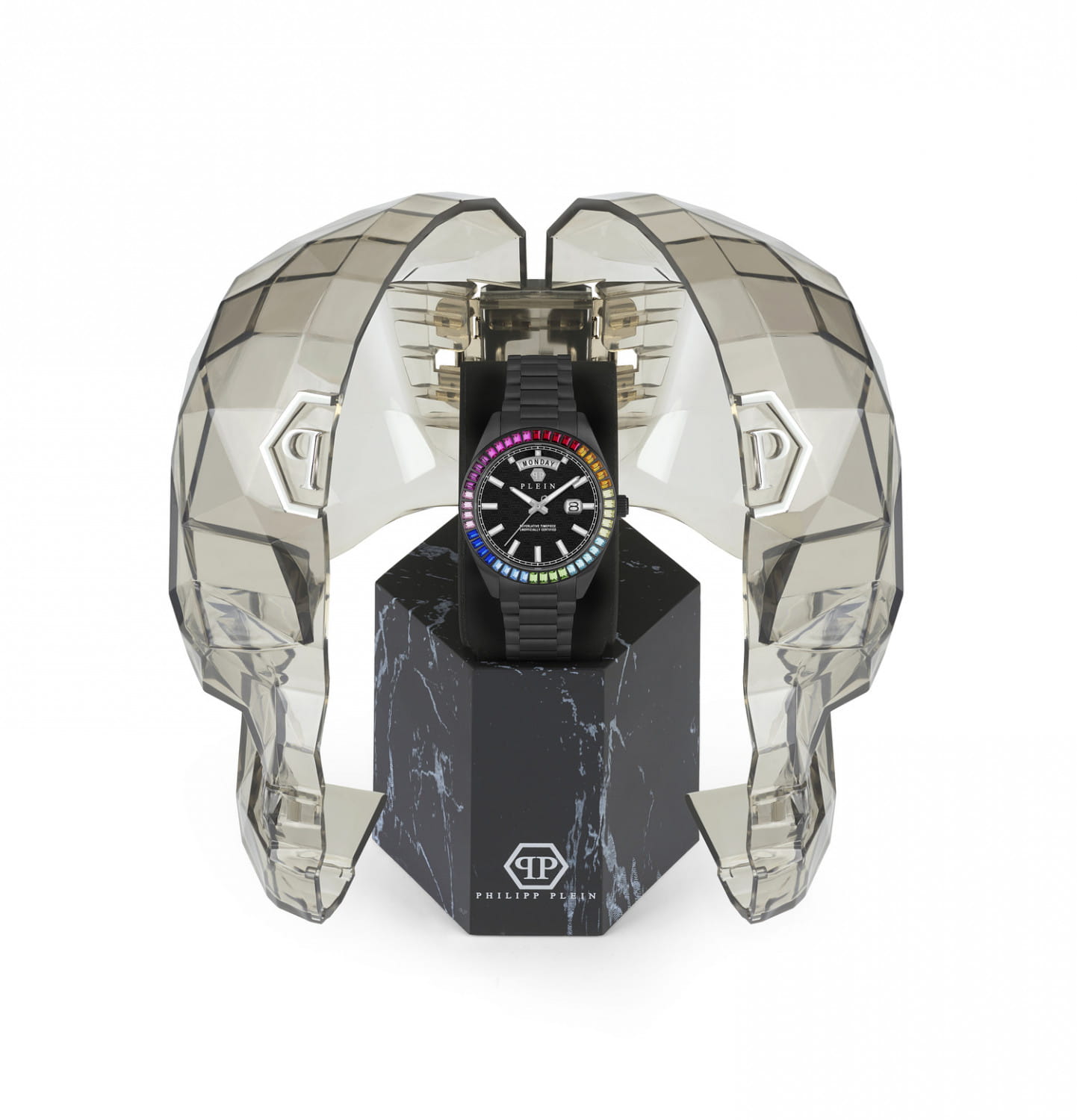 Philipp Plein Philipp Plein Date Superlative Gent PWPNA0624 мужские часы черный циферблат на запястье