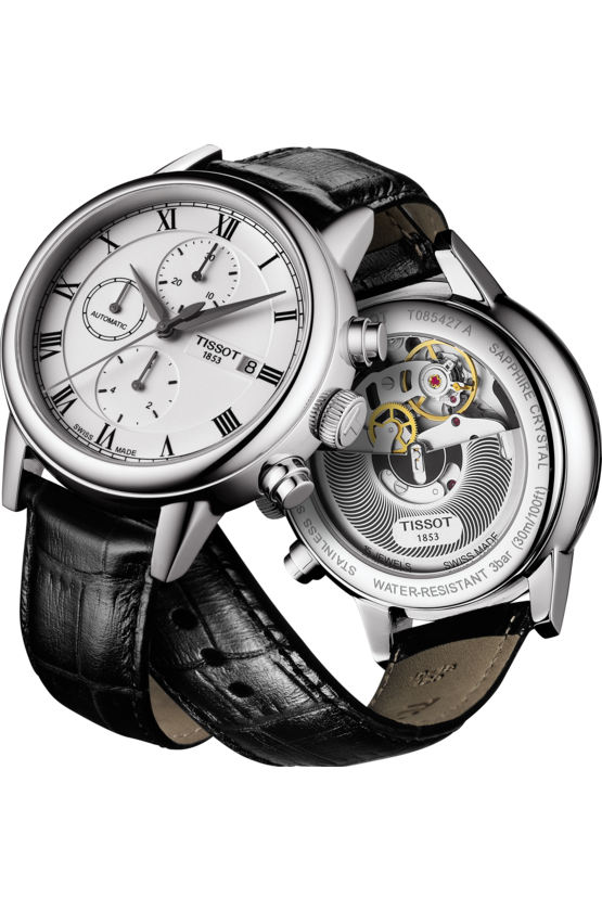 Tissot Tissot Carson Automatic Chronograph T085.427.16.013.00 Carson, наручные мужские часы фото под углом