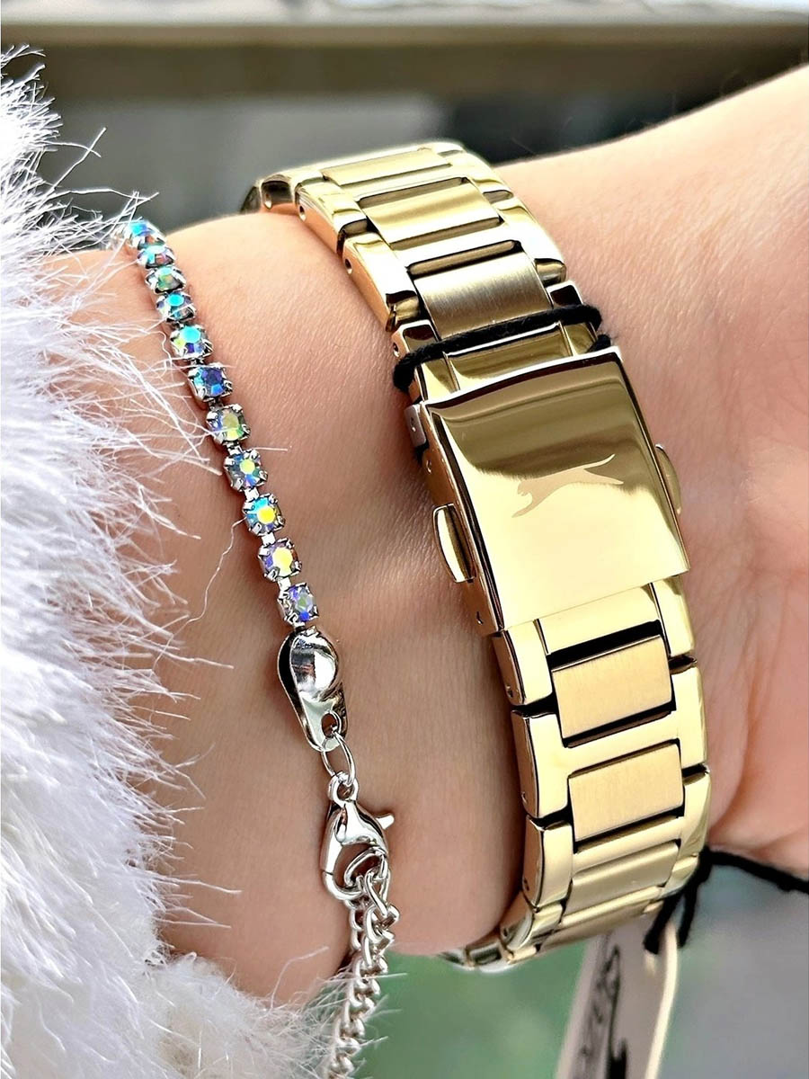 Slazenger Slazenger SL.09.2301.3.03 кварцевые женские часы часы крупный план зеленый циферблата