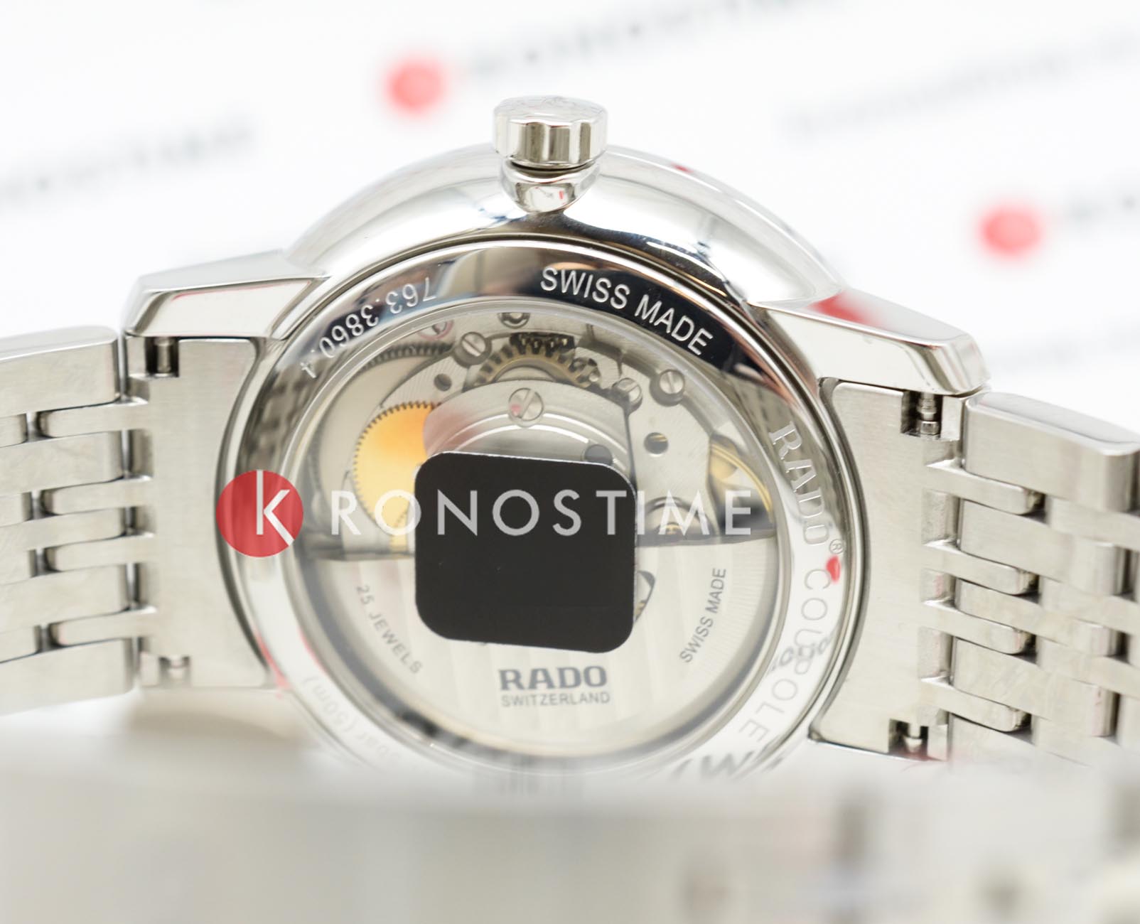 Оригинальные часы Rado Rado Coupole Classic Automatic R22860074 механические калибр механизма eta c07.611 общий вид