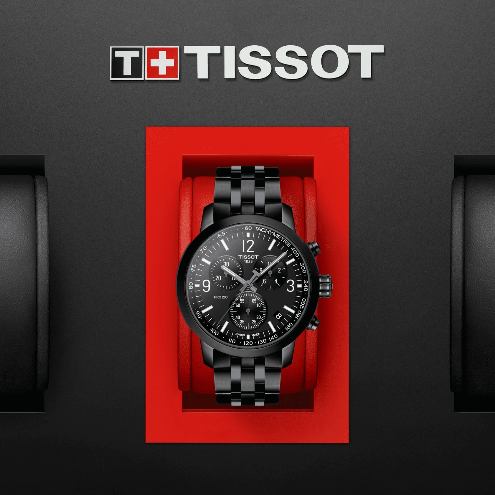 Tissot Tissot PRC 200 Chronograph T114.417.33.057.00 кварцевые мужские часы часы крупный план черный циферблата