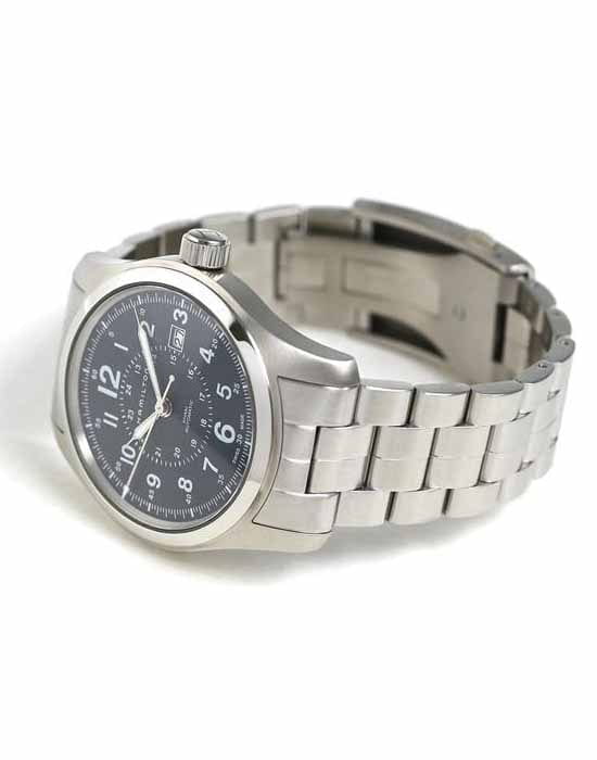 Hamilton Hamilton Khaki Field Auto H70605143 мужские часы синий циферблат на запястье