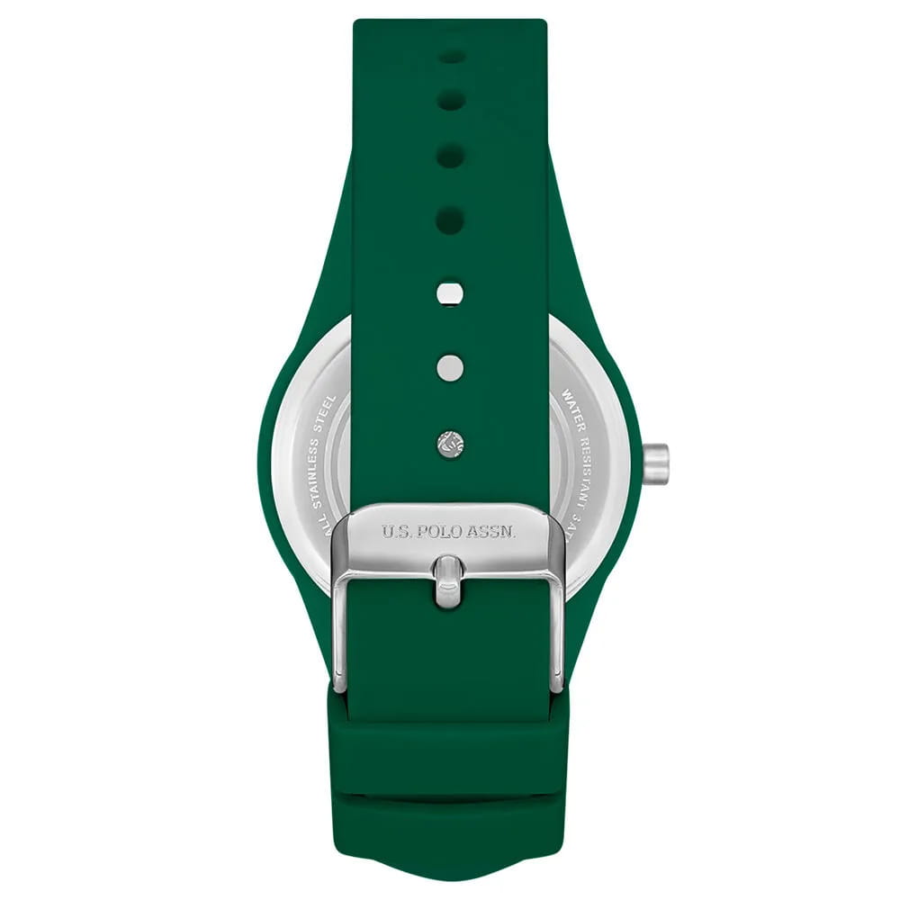 U.S. Polo Assn. U.S. Polo Assn. Yard USPA2101-02,  сша женские часы на браслете силикон боковой вид