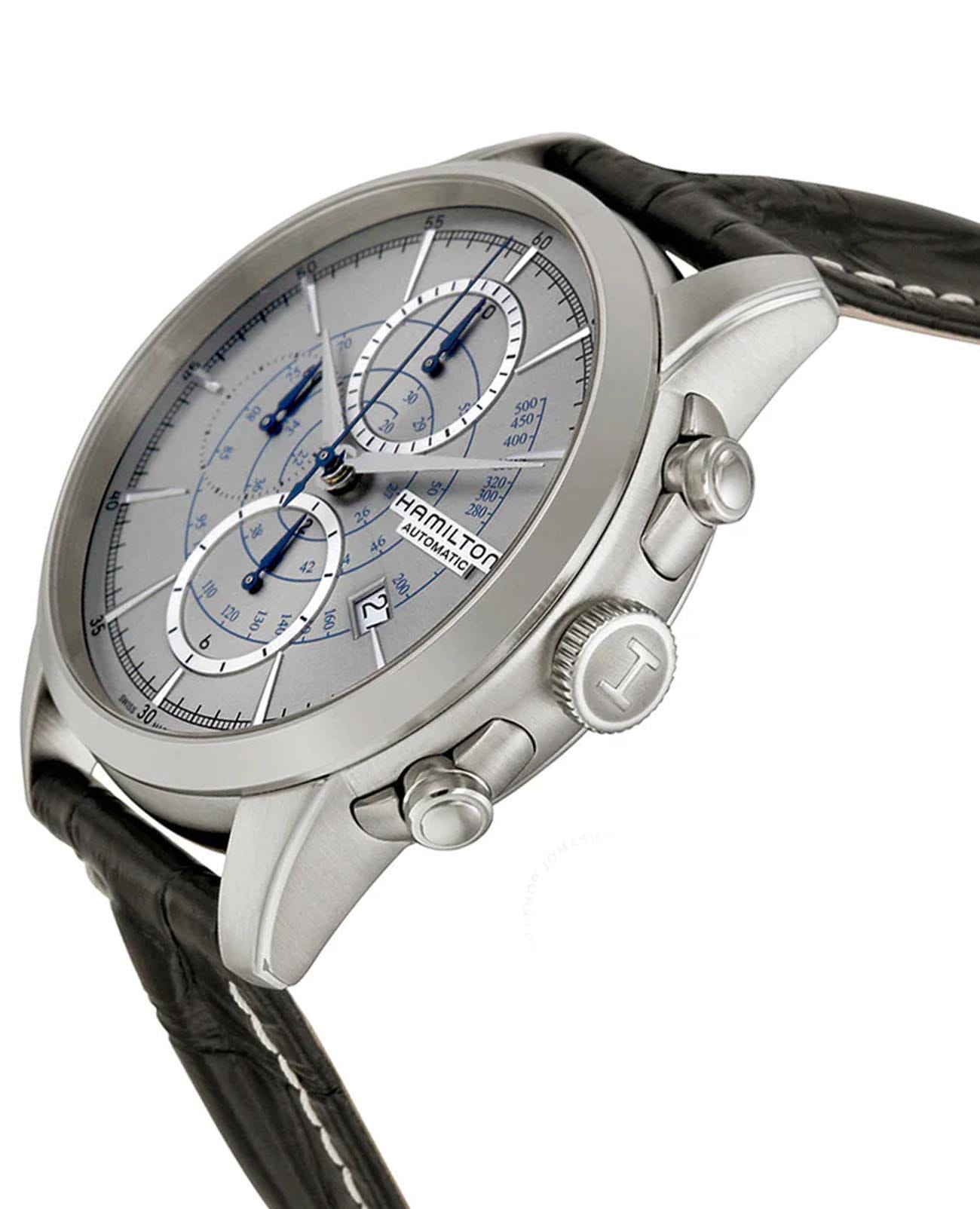 Hamilton Hamilton American Classic RailRoad Auto Chrono H40656781, american classic швейцария мужские часы на браслете кожаный боковой вид