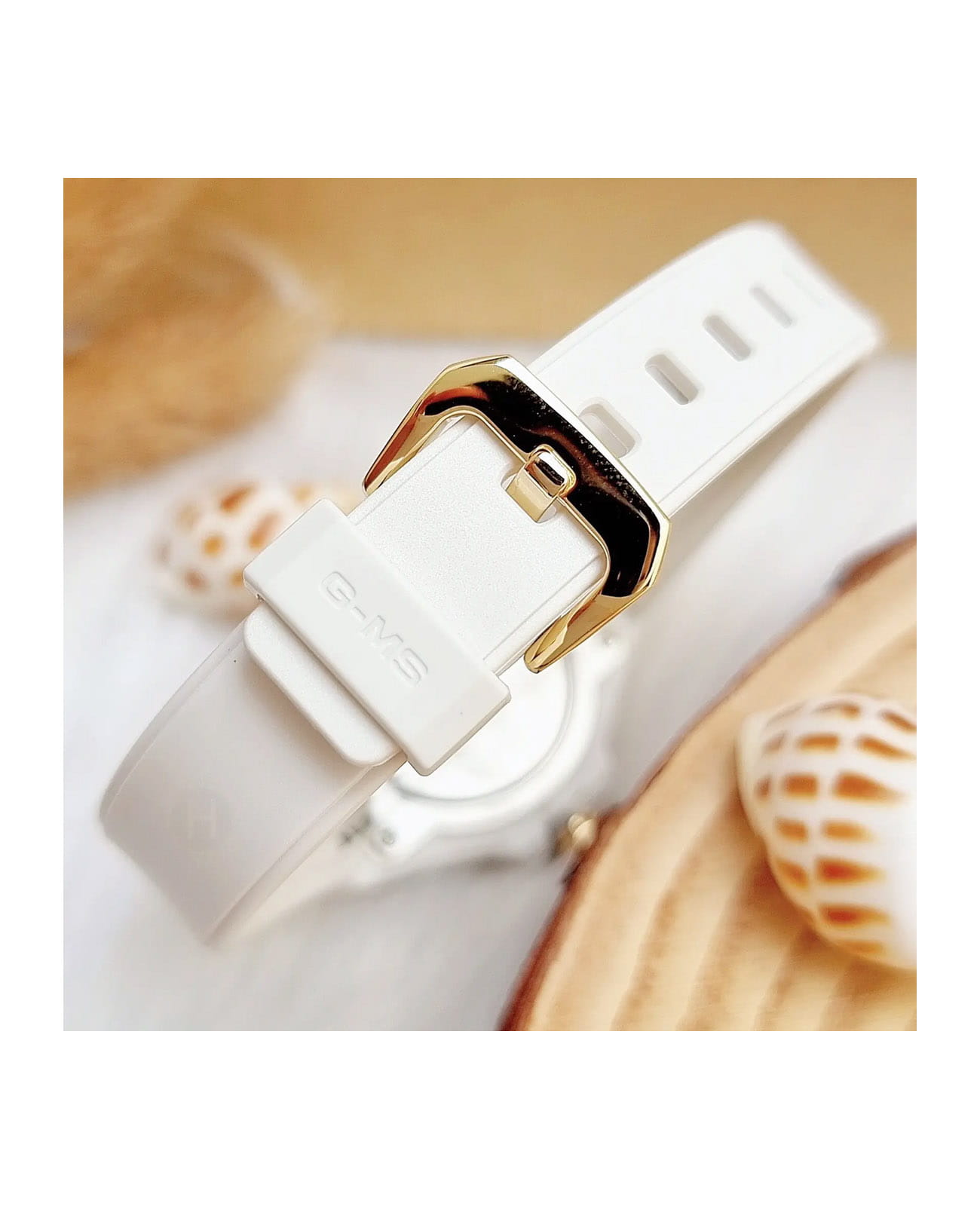 Casio Casio Baby-G MSG-S500G-7ADR кварцевые женские часы часы крупный план  циферблата