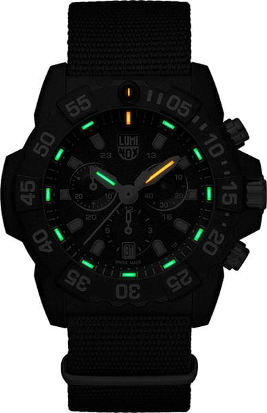 Luminox Luminox Navy SEAL Chronograph 3580 Series XS.3583.ND , наручные мужские часы фото под углом