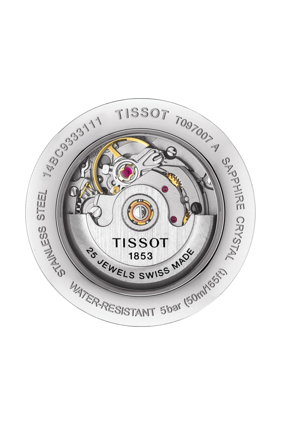 Оригинальные часы Tissot Tissot Bridgeport Automatic Lady T097.007.11.053.00 механические калибр механизма eta 2671 общий вид