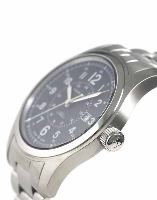 Hamilton Hamilton Khaki Field Auto H70605143, khaki field швейцария мужские часы на браслете нержавеющая сталь боковой вид