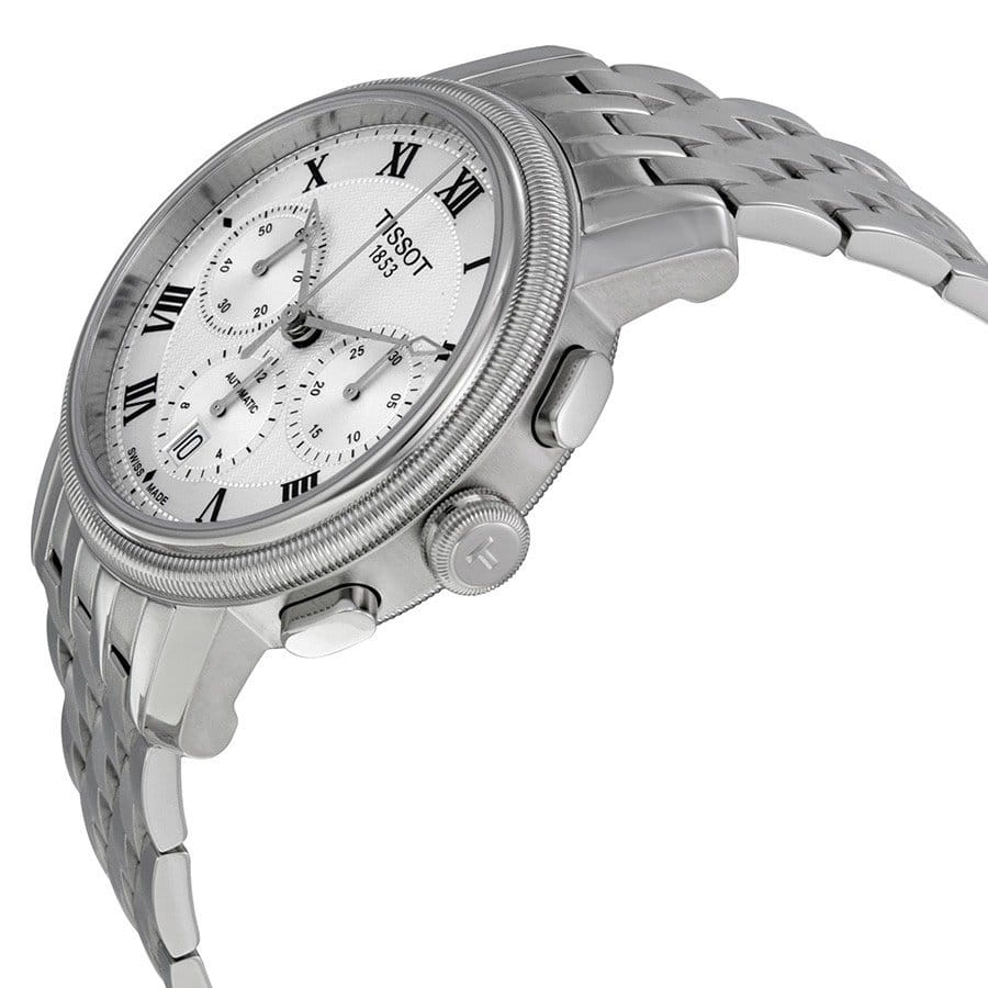 Оригинальные часы Tissot Tissot Bridgeport Automatic Valjoux T097.427.11.033.00 механические калибр механизма eta 7753 общий вид