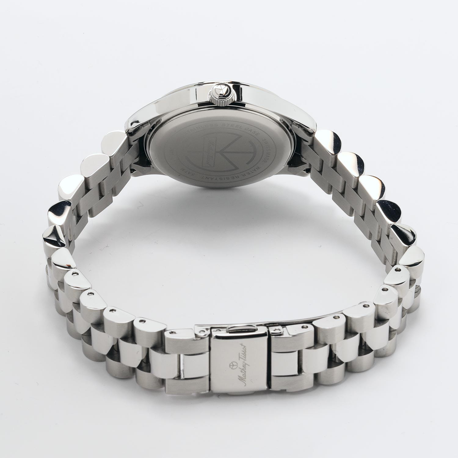 Mathey-Tissot Mathey-Tissot Urban D411MAN,  швейцария женские часы на браслете нержавеющая сталь боковой вид