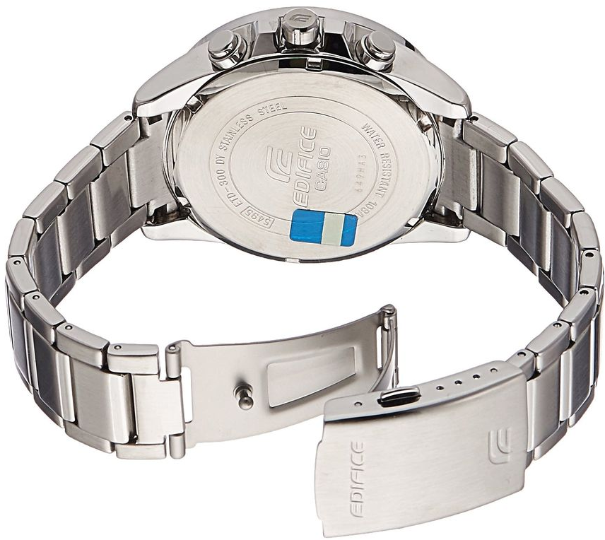 Casio Casio Edifice ETD-300D-2A, edifice япония мужские часы на браслете нержавеющая сталь боковой вид