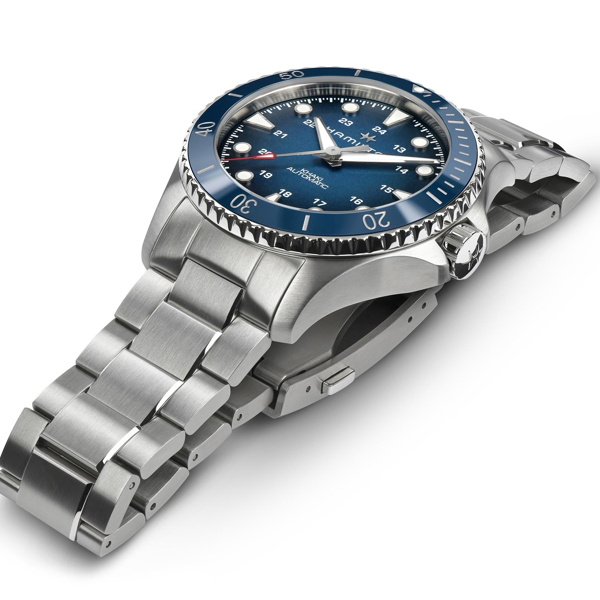 Hamilton Hamilton Khaki Navy Scuba Automatic H82505140  - задняя крышка сталь металл корпуса, швейцария часы