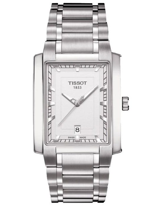 Tissot Tissot TXL Gent T061.510.11.031.00  T0615101103100 кварцевые мужские часы белый циферблат, браслет  — вид спереди
