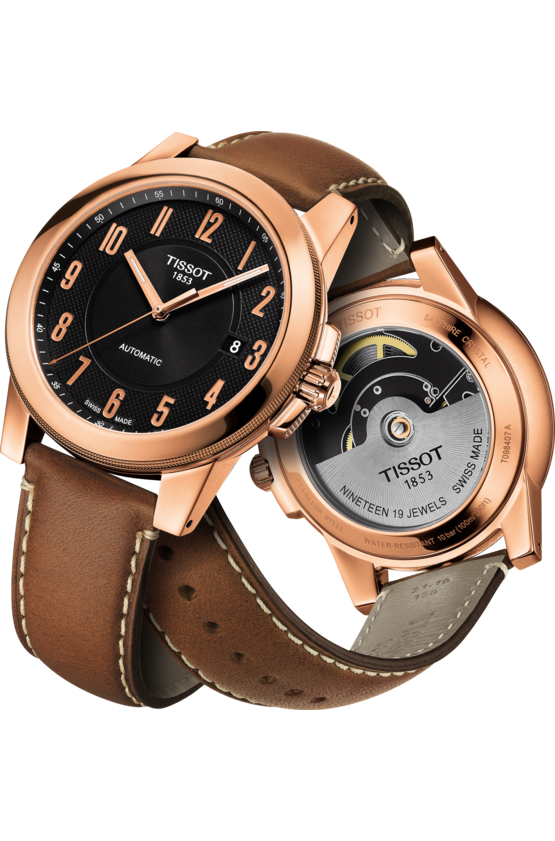 Tissot Tissot Gentleman Swissmatic T098.407.36.052.01 Gentleman, наручные мужские часы фото под углом