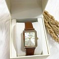 Часы Anne Klein Rectangular Leather 3702CHHY фото 6
