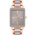 Часы Anne Klein Rectangular Metal 3694GYRG