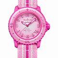 Часы Swatch x Blancpain Pink Ocean SO35P400