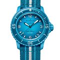Часы Swatch x Blancpain Blue Lagoon SO35L400